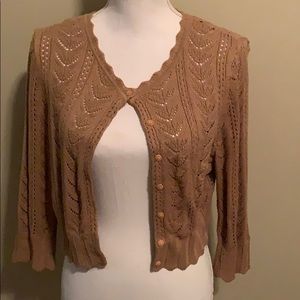 Cute summer beige cardigan